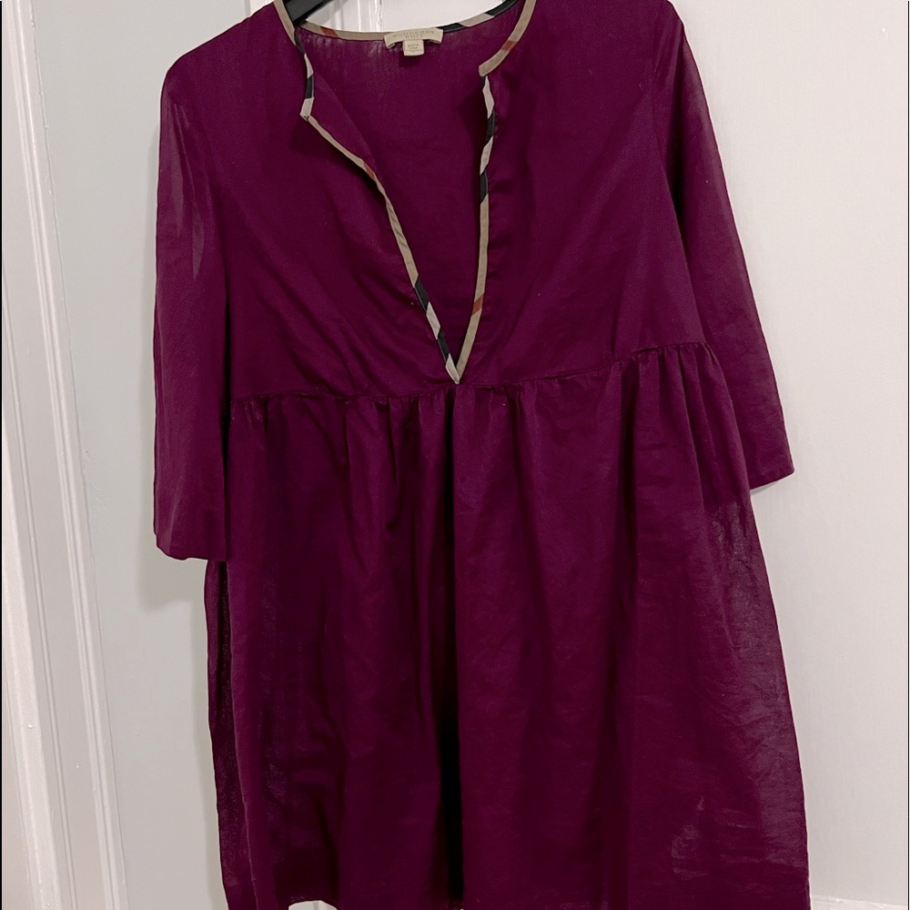 AUTHENTIC Burberry cotton mini dress.